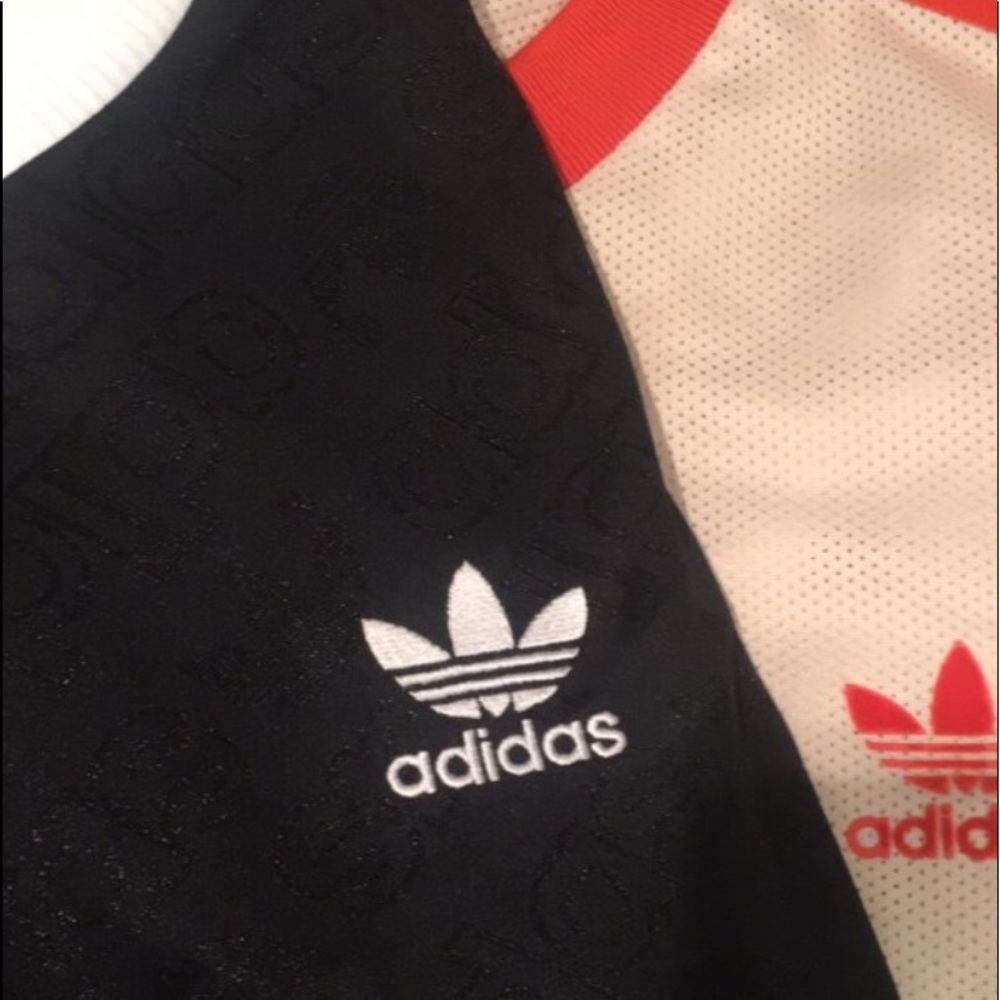 Two adidas t shirts
